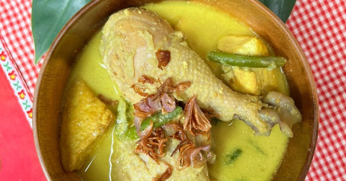 Opor Ayam Tahu Buncis