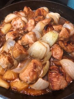A picture of Pineapple Chicken Teriyaki.