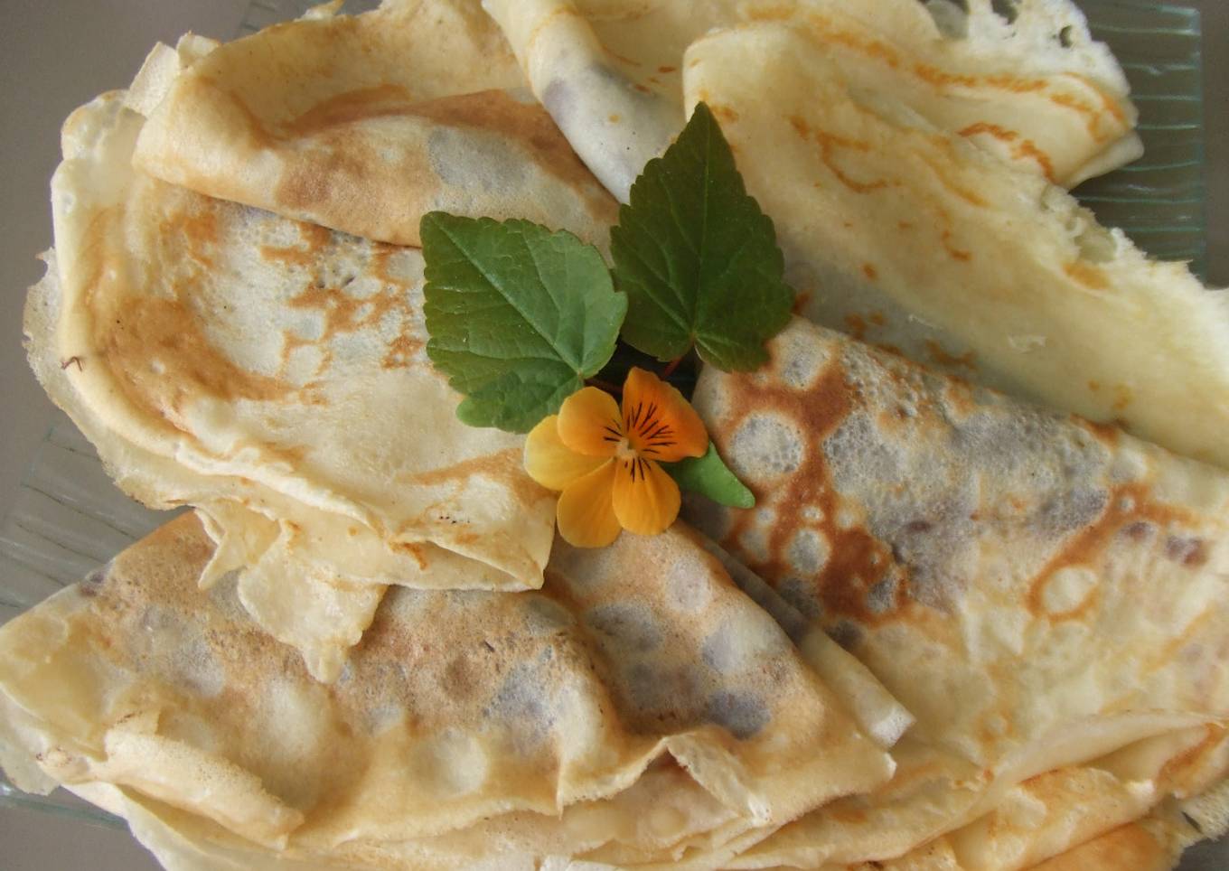 Crêpes de dos gustos