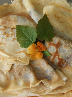 Una foto de Crêpes de dos gustos