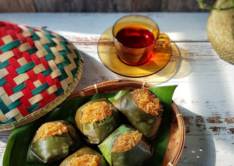 Cara Memasak Pulut Inti Gula Melaka yang Cepat