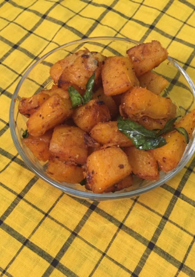 சக்கரைவள்ளி கிழங்கு ரோஸ்ட் செய்முறை முக்கிய புகைப்படம்