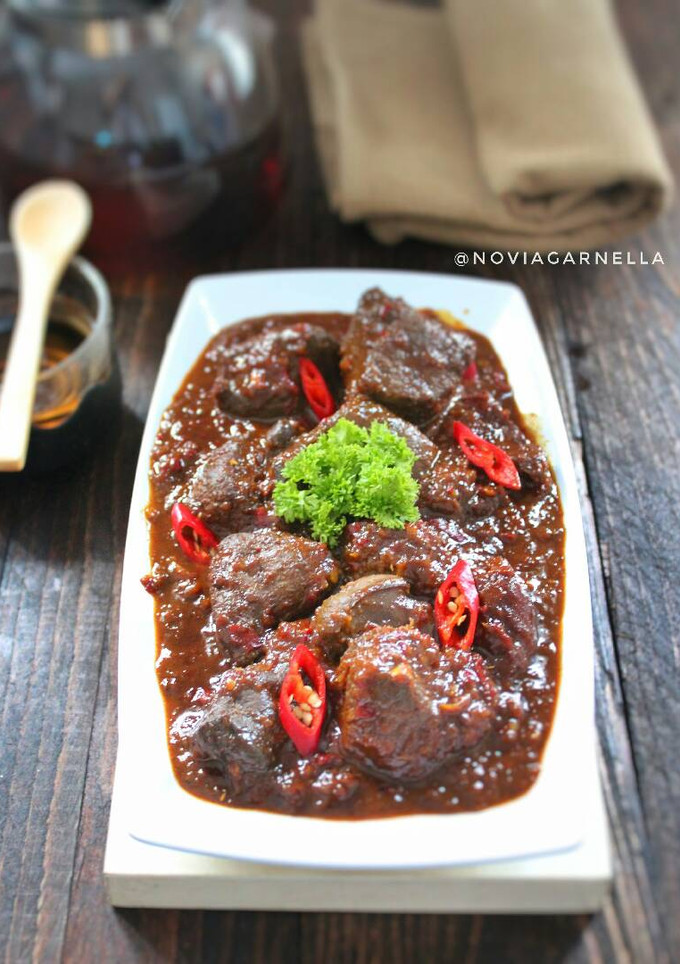 Foto resep Hati sapi bumbu kecap