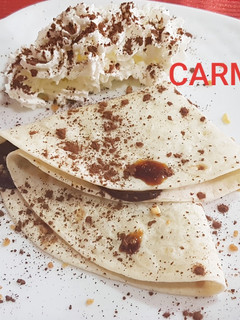 Una foto de Tortitas con chocolate crocante