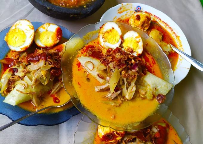 Resep 17. Lontong Sayur Khas Banjarmasin Anti Gagal