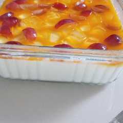 A picture of Puding susu jeruk.