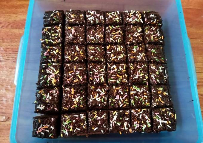 Resep Brownies panggang simple Anti Gagal