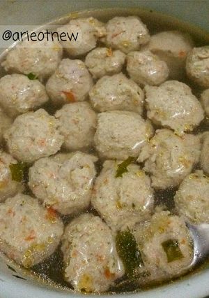 Foto resep Bakso ayam praktis homemade