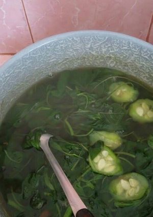Foto resep SimpLike Bayam kemangi gambas