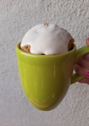 Una foto de Mug Carrot cake