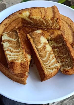 Foto resep 44. Zebra Cake Putih Telur