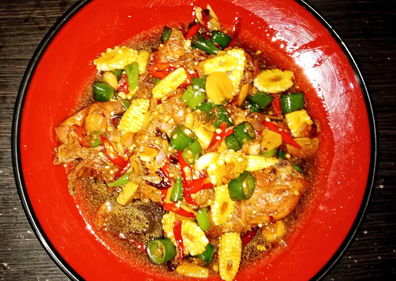 Ayam Goreng Cabe Ijo