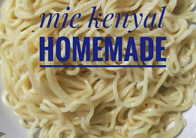 Resep: Mie kenyal homemade Praktis