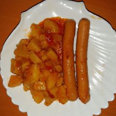 Hungarian Potato Paprikash A picture of Hungarian Potato Paprikash.