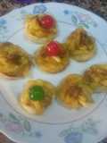 Mini Quiche de nuez moscada con salteado de manzana caramelizada