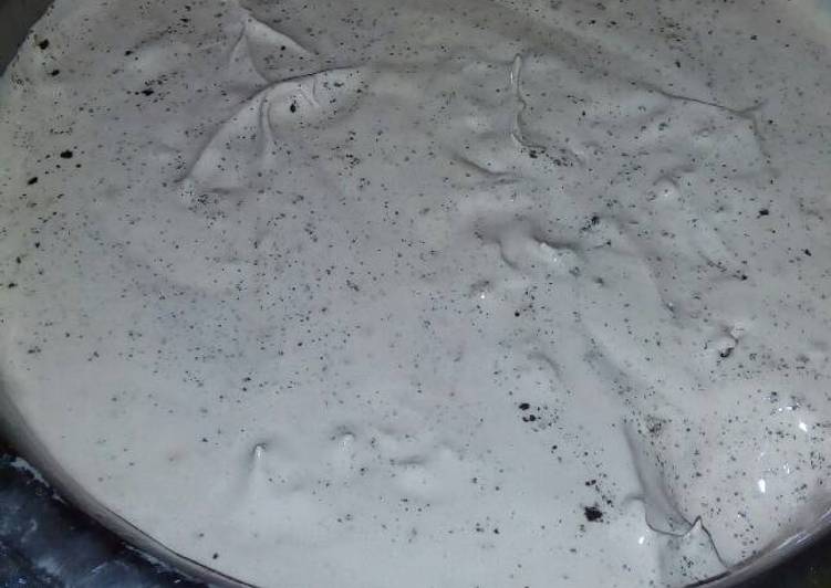 Ice cream milo oreo
