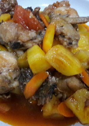Foto resep Ayam masak nenas