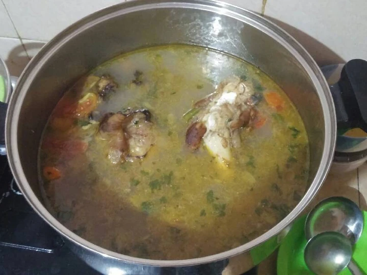 Langkah Gampang Menyiapkan Resep Sop kaki sapi yang Bisa Manjain Lidah