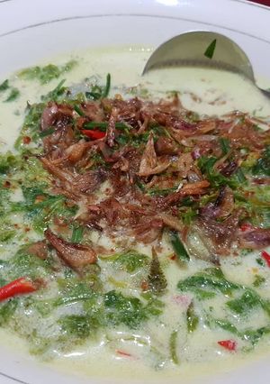 Foto resep Pakis kuah santen