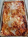 Lasagne con ragù di salsiccia e funghi