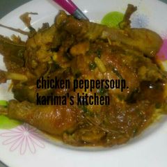 Chicken pepper soup A picture of Chicken pepper soup.