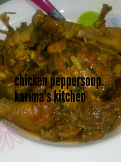 A picture of Chicken pepper soup.