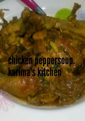 A picture of Chicken pepper soup.
