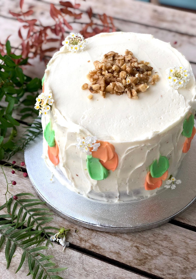 Una foto de Tarta de zanahoria o Carrot cake 🥕