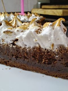 Una foto de Torta brownie