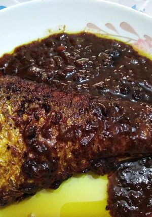 عکسی از دستور ماهی با سس انار