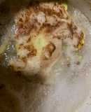Pulpa de piña y arroz