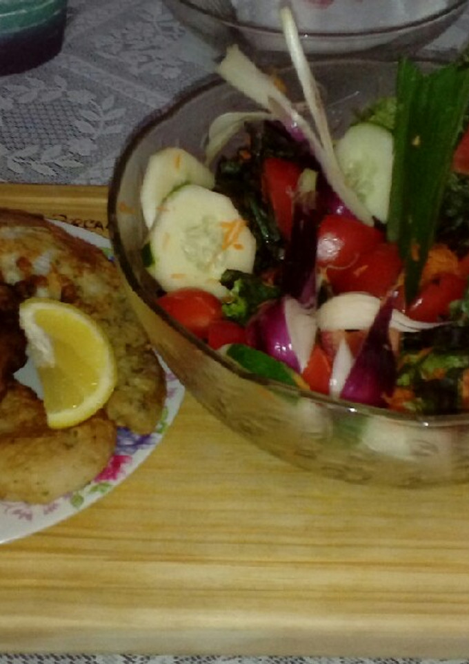 Una foto de Ensalada de verdeo