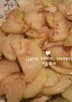 干貝扒毛瓜 的食譜成品照片