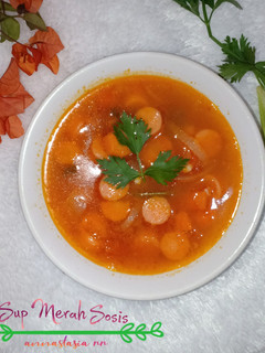 Foto resep Sup merah sosis