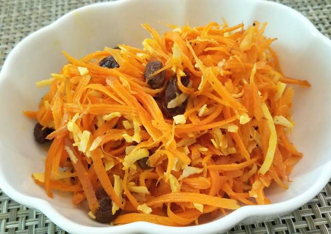 Simple Way to Prepare Super Quick Homemade Carrot Coconut Salad