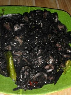 Foto resep Cumi-cumi tinta hitam