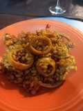 Calamares con trigo burgol