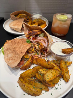 A picture of Chicken Shawarma Pita Pockets.