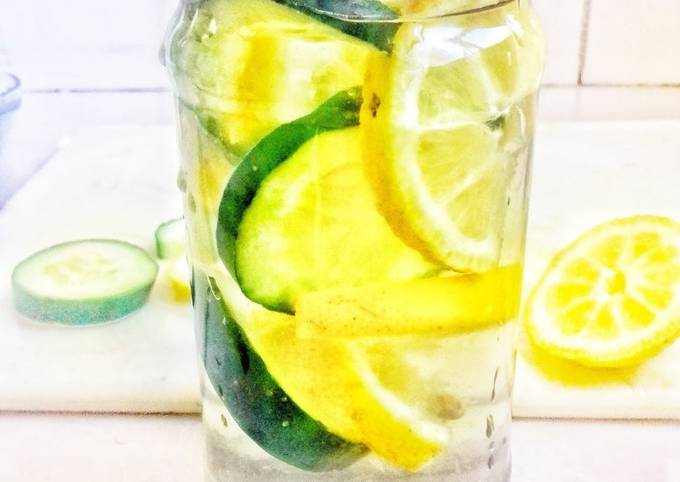 Recipe of Quick Lemon Cucumber Water