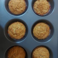 A picture of Gluten free banana muffins.
