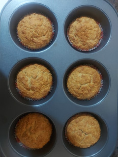 A picture of Gluten free banana muffins.