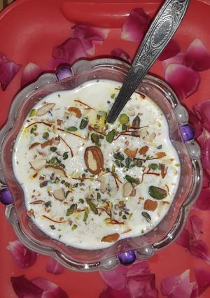 A picture of Makhana kheer.