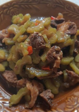 Foto resep Tumis pare dan daging