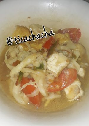 Foto resep Tumis Jamur-Tahu