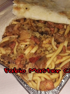 Foto di Scialatielli Freschi con Salsiccia Funghi Porcini con Pizza