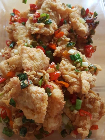 Cara Simple Menyiapkan Resep  Ikan dori goreng tepung topping cabe garam yang Bikin Ngiler, Enak
