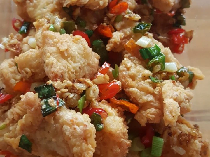 Cara Simple Menyiapkan Resep  Ikan dori goreng tepung topping cabe garam yang Bikin Ngiler, Enak