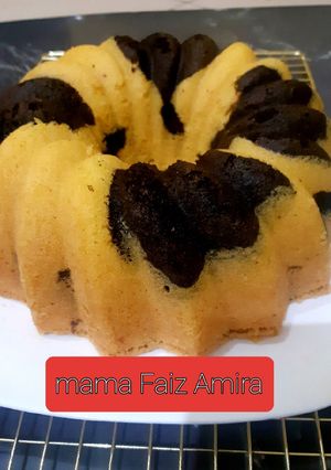 Foto resep Bolu Marmer Margarin irit telur Ekonomis