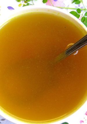 A picture of Murungai keerai soup.