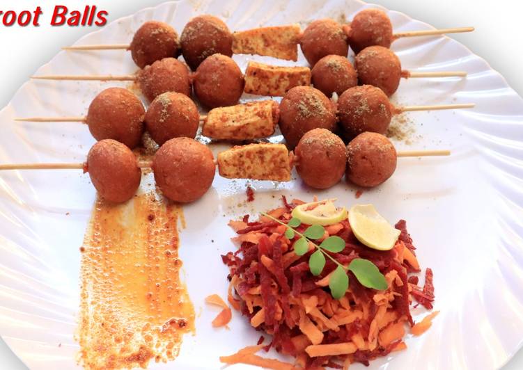 Recipe of Quick Beetroot Balls